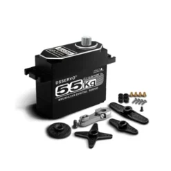 DSSERVO BLS3355 Brushless standaard formaat waterproof metalen servo 61KG/0.09sec @ 8.4V (voor 1/10 en 1/8 RC auto’s)
