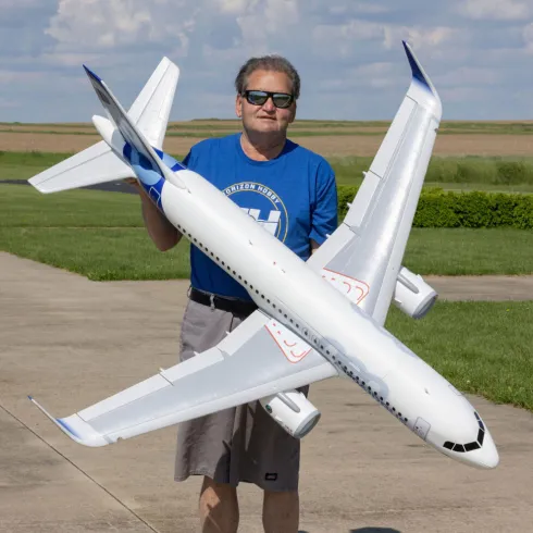 E-Flite Airbus A320neo Twin 64mm EDF BNF Basic with AS3X+ and SAFE Select