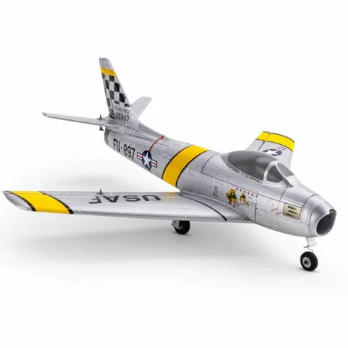 E-Flite UMX F-86 Sabre 30mm EDF Jet BNF Basic met AS3X en SAFE Select