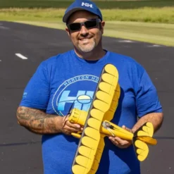 E-Flite UMX WACO BNF Basic met AS3X en SAFE Select – Geel