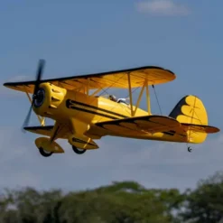 E-Flite UMX WACO BNF Basic met AS3X en SAFE Select – Geel