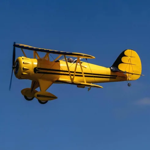 E-Flite UMX WACO BNF Basic met AS3X en SAFE Select – Geel