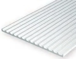 Evergreen Messing-en-Groef – 1mm met groefafstand 2.5mm