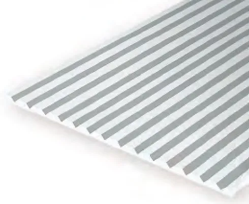 Evergreen V-Groef Plaat – 0.5mm met groefafstand 0.75mm
