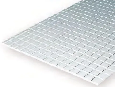 Evergreen Voetpad Plaat – 1mm met tegels van 9.5mm x 9.5mm