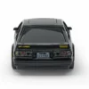 E-ZEE RC 1/43 Lightning Trueno 4WD Drift Car met Gyro Zwart – Maak van iedere gladde ondergrond je eigen driftcircuit!