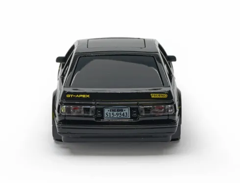 E-ZEE RC 1/43 Lightning Trueno 4WD Drift Car met Gyro Zwart – Maak van iedere gladde ondergrond je eigen driftcircuit!