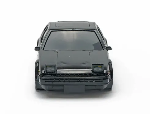 E-ZEE RC 1/43 Lightning Trueno 4WD Drift Car met Gyro Zwart – Maak van iedere gladde ondergrond je eigen driftcircuit!
