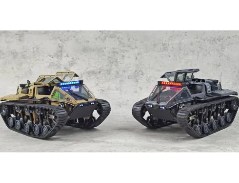 E-ZEE RC 1/16 RIPSAW EV3-4F High Speed Drift Tank Grijs