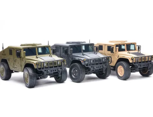 E-ZEE RC 1/16 4WD RC Hummer Military Truck Groen