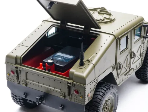 E-ZEE RC 1/16 4WD RC Hummer Military Truck Groen