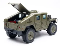 E-ZEE RC 1/16 4WD RC Hummer Military Truck Groen