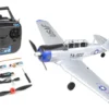EZ-Wings Mini AT-6 Texan Silver 450mm Vliegtuig RTF met 2x batterij en USB lipo lader (nummer 1 om te beginnen)!