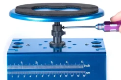 Fastrax deluxe aluminium roterende onderhoudsstandaard – Blauw