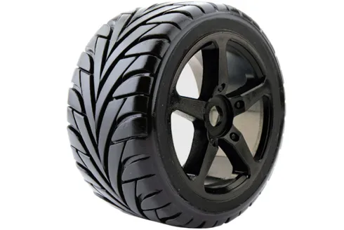 Fastrax 1/8 Eagle Truggy Banden Chrome 0 Offset – Verpakt per 2 stuks