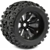 Fastrax 1/8 Jigsaw Monster Truck Banden Zwart 1/2 Inch Offset – Verpakt per 2 stuks