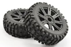 Fastrax 1/8 Rock Block Buggy Banden Zwart – Verpakt per 2 stuks