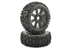 Fastrax 1/8 Rock Block Buggy Banden Zwart – Verpakt per 2 stuks