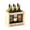 FASTRAX SCALE WOOD CRATE w/WINE BOTTLES