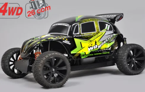FG Monster Buggy 4WD 26cc 2-takt brandstof RC auto ARTR (zonder elektronica)