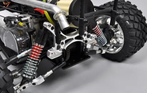 FG Stadium Truck Limited 2WD 27cc – Body Wit met allu draagarmen zowel voor als achter luxe versie!!