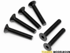 FLAT HEAD SCREW M5x30mm HEX SOCKET 6pcs – HPI94735