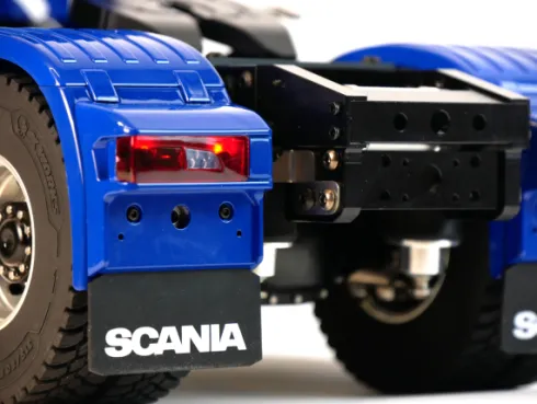 FM Scania 4×4 Trekker RTR 1/14 Blauw – Krachtige RC-truck met realistische Scania uitstraling