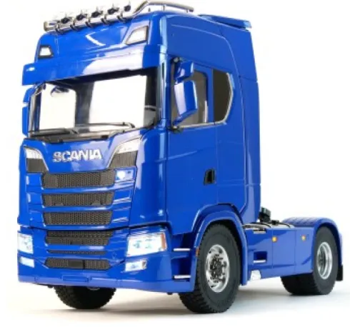 FM Scania 4×4 Trekker RTR 1/14 Blauw – Krachtige RC-truck met realistische Scania uitstraling