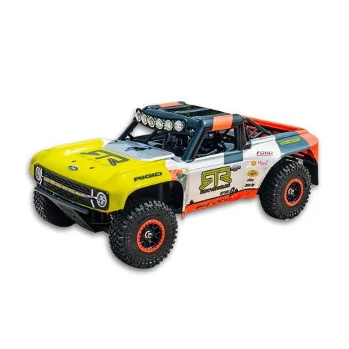 FMS 1/18 Ford Bronco U4 Fun-Haver 25 FSC18 Brushless RTR compleet met 2S 2000mAh LiPo batterij en lader
