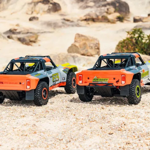 FMS 1/18 Ford Bronco U4 Fun-Haver 25 FSC18 Brushless RTR compleet met 2S 2000mAh LiPo batterij en lader