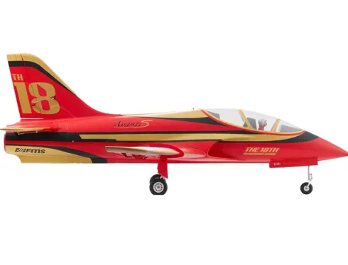 FMS 1/10 Jet 90mm EDF Avanti PNP “18th anniversary edition” Rood (Versie 2025)