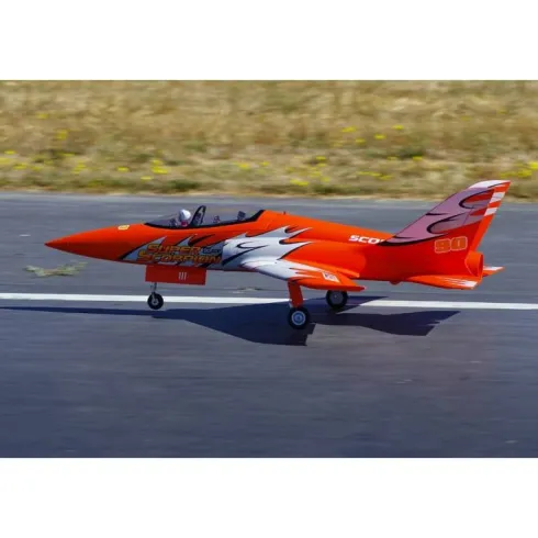 FMS Jet 90mm EDF Super Scorpion Orange PNP kit with reflex system (versie 2022)
