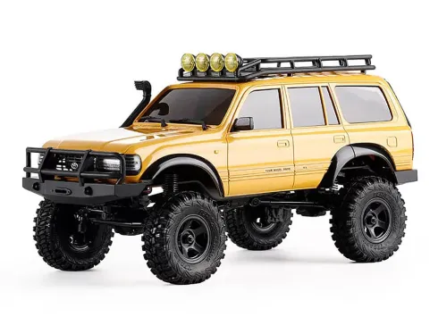 FMS 1/18 Toyota LC80 FCX18 scaler RTR car kit – Yellow