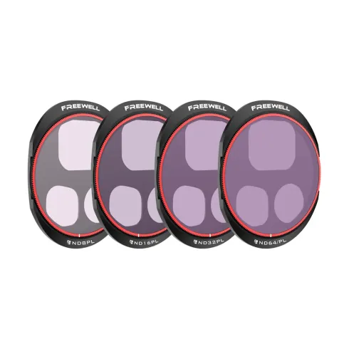 Freewell DJI Mavic 4 Pro ND/PL-filters 4-pack Bright Day