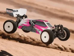 FTX B4X 1/10 4WD 3S Brushless Race Buggy RTR 80 km/h zonder accu en lader – Roze/Zilver