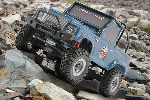 FTX Outback Mini 2.0 Ranger 1/24 Crawler Blauw
