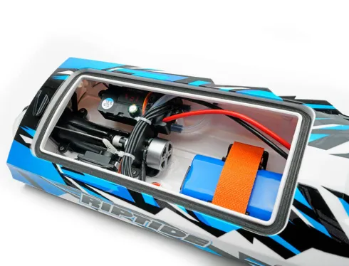 FTX Riptide Turbojet Brushless RC Speedboot 41 cm – Blauw