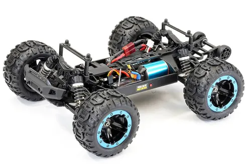 FTX Tracer 1/16 4WD Brushless Electro Monster Truck RTR – Blauw