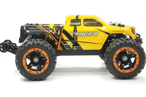 FTX Tracer 1/16 4WD Brushless Electro Monster Truck RTR – Geel