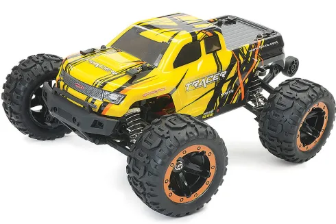 FTX Tracer 1/16 4WD Brushless Electro Monster Truck RTR – Geel