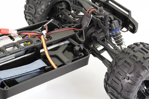 FTX Tracer 1/16 4WD Electro Monster Truck RTR – Blauw
