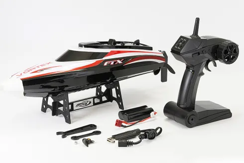 FTX Vortex high speed RC race boat 44cm RTR – Zwart
