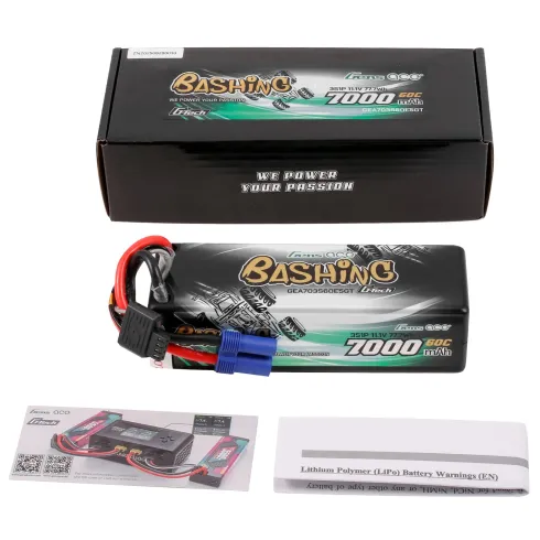 Gens Ace Bashing 7000mAh 3S 60C 11.1V G-Tech LiPo Accu met EC5 stekker