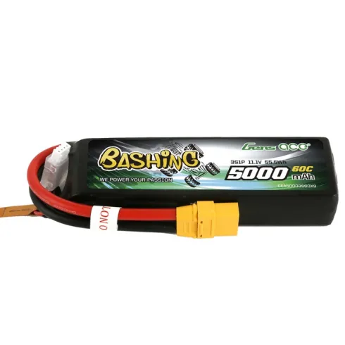 Gens Ace G-Tech Bashing Series 5000mAh 11.1V 3S1P 60C Lipo Batterij met XT90 stekker