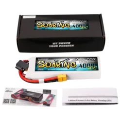 Gens Ace G-Tech Soaring 4000mAh 11.1V 3S 30C LiPo Accu met XT60 Stekker