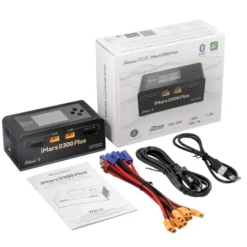 Gens Ace iMars D300 Plus Smart Charger Dual-Channel | G-Tech | EW Zwart