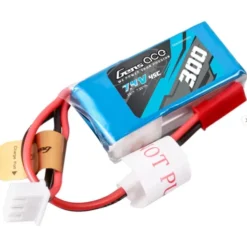 Gens Ace 300mAh 7.4V 45C 2S1P Lipo Batterij met JST-BEC stekker