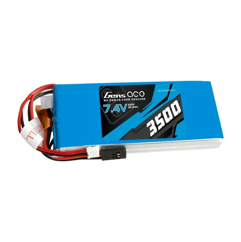 Gens Ace 3500mAh 7.4V 2S1P LiPo RX/TX Accu