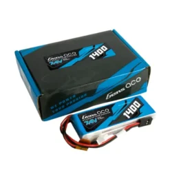 Gens ace 1400mAh 7.4V 2S1P Lipo zender batterij voor onder andere Husban H501S H502S H107D H107D+
