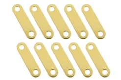 G-Force RC – Batterij soldeerplaatjes – Goud verguld – 18,5mm – 10 st
